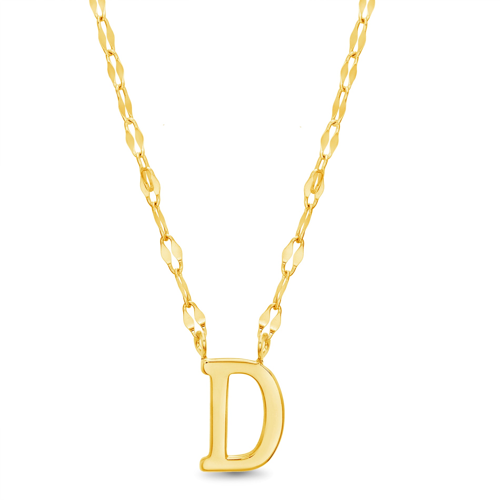 Dainty Gold Initial Necklace